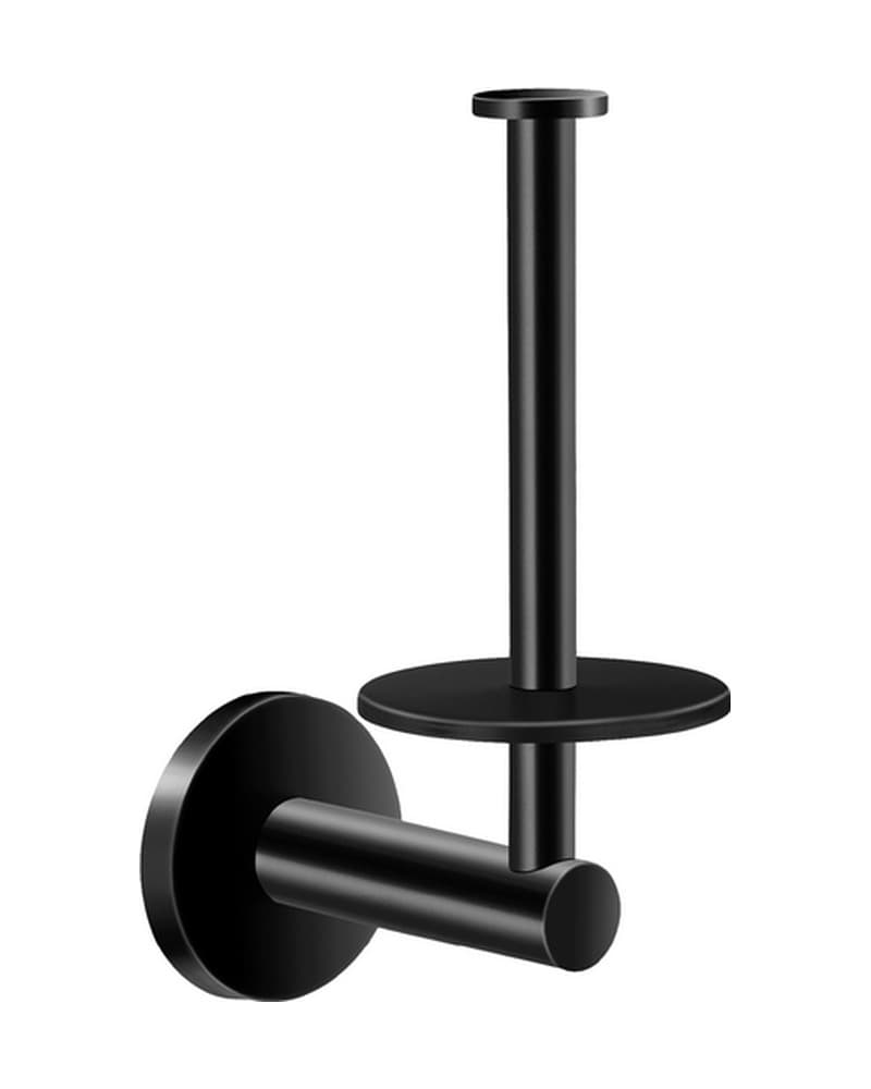 Χαρτοθήκη Εφεδρική Sanco Twist 14316-Μ116 Ματ Μαύρο 5,5x9,5x17cm