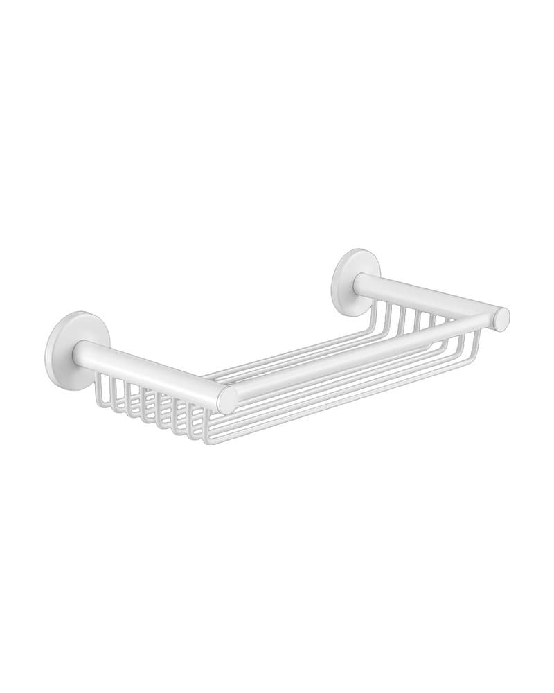 Σπογγοθήκη Sanco Twist 14343-Μ101 Ματ Λευκό 31x13x6cm