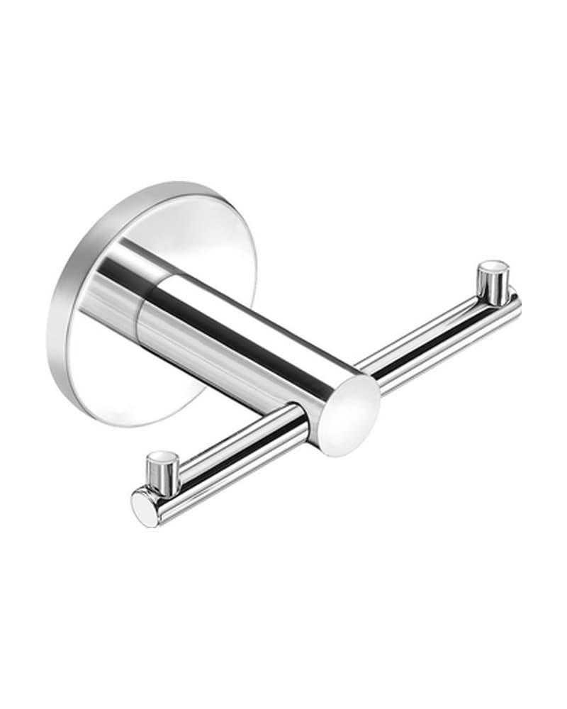Άγκιστρο διπλό Sanco Twist 14368-Α03 Χρώμιο 9x5x5,5cm