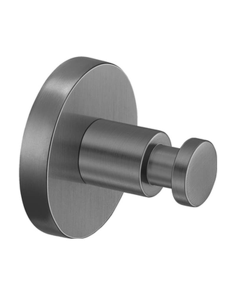 Άγκιστρο μονό Sanco Ergon 25908-PVD-05BR PVD Gun Metal Brushed 5,5x5,5x5,5cm