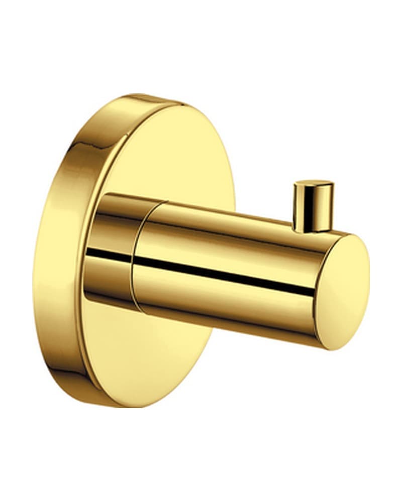 Άγκιστρο μονό Sanco Ergon 25928-PVD-02PL PVD Golden Brass Polished 5,5x4,5x5,5cm