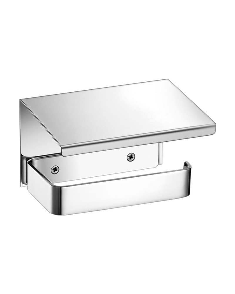 Χαρτοθήκη με καπάκι Sanco Aegean 26917-Α03 Χρώμιο 13x11,5x8,5cm