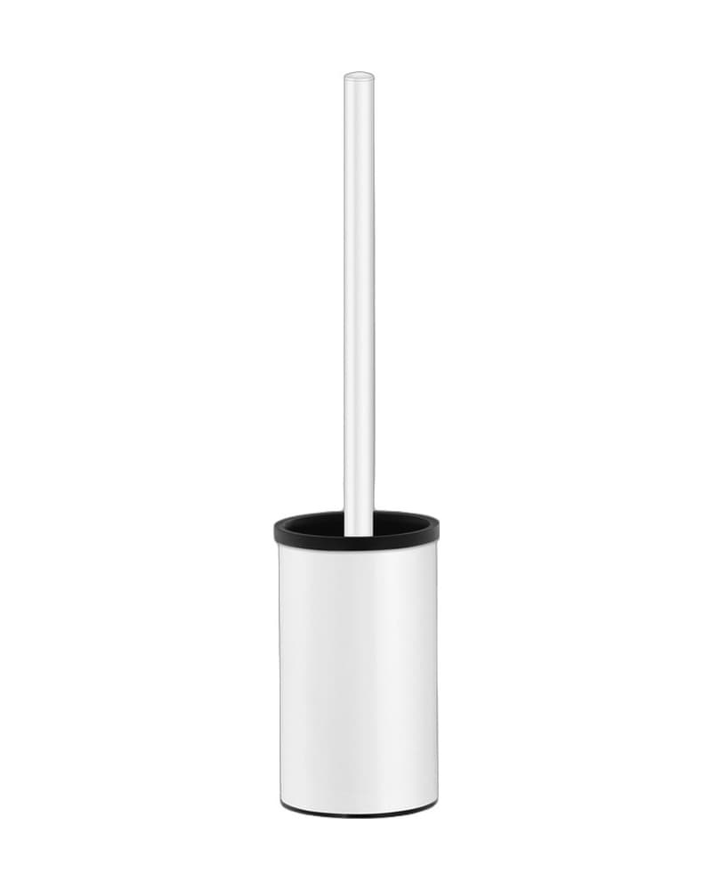 Πιγκάλ Επιτοίχιο (ανοιχτού τύπου) Sanco Toilet Brush Holders 90593-Μ101 Ματ Λευκό Φ9x36cm