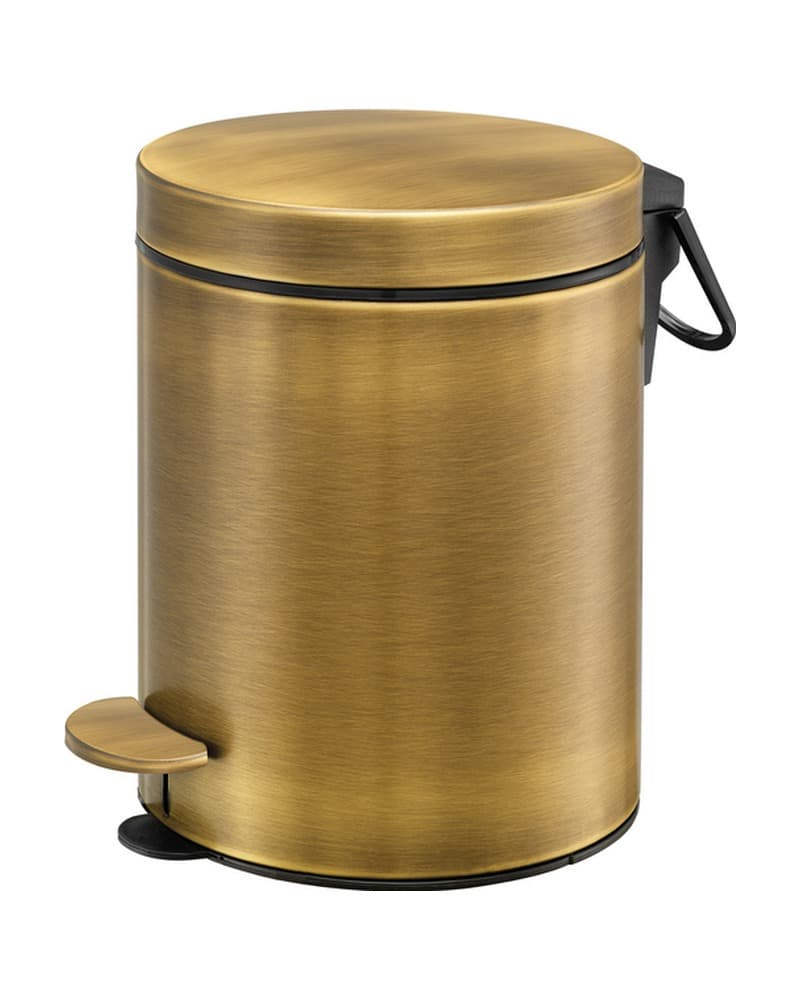 Χαρτοδοχείο 5lt soft close Sanco Waste Bins 90605-Μ25 Bronze Mat Φ20,5x28cm