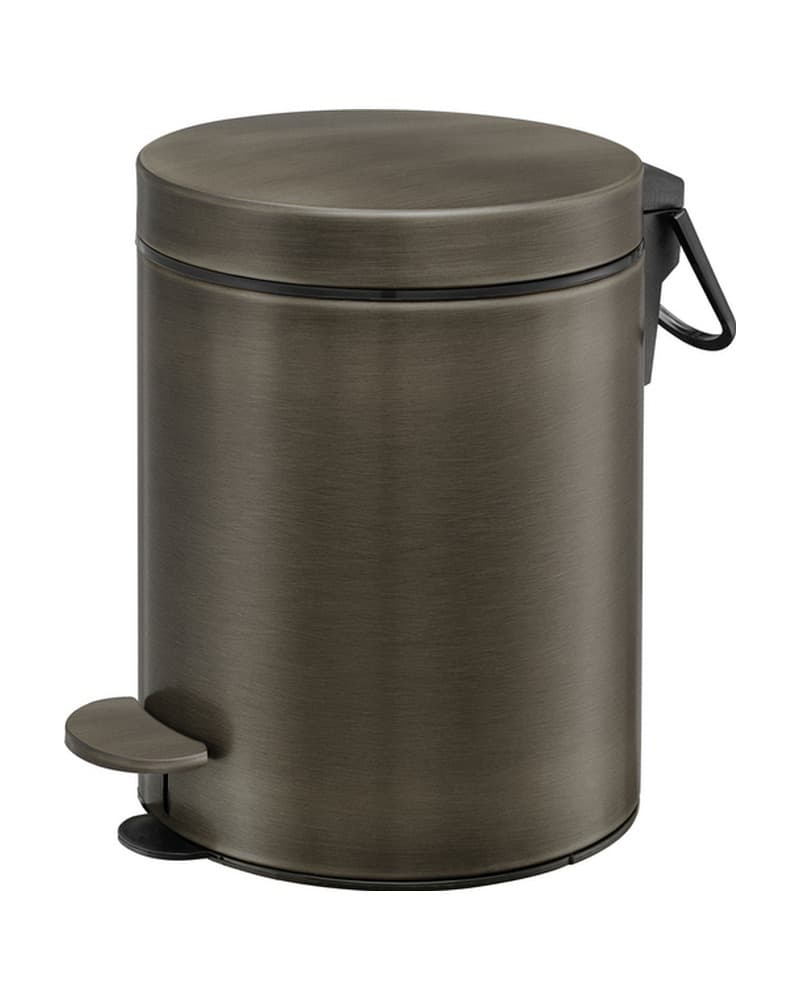 Χαρτοδοχείο 5lt soft close Sanco Waste Bins 90605-DM25 Dark Bronze Mat Φ20,5x28cm