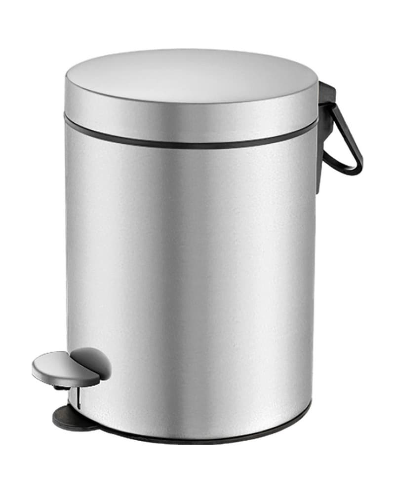 Χαρτοδοχείο 5lt soft close Sanco Waste Bins 90605-PVD-11BR PVD Nickel Steel Φ20,5x28cm