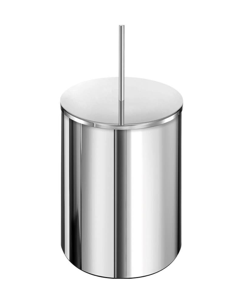 Χαρτοδοχείο 5lt Sanco Waste Bins 90606-Α03 Χρώμιο Φ20,5x40cm