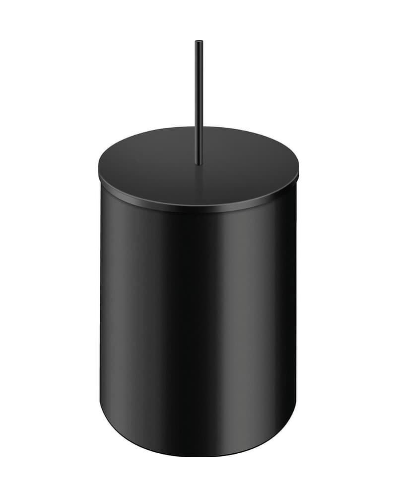 Χαρτοδοχείο 5lt Sanco Waste Bins 90606-Μ116 Ματ Μαύρο Φ20,5x40cm
