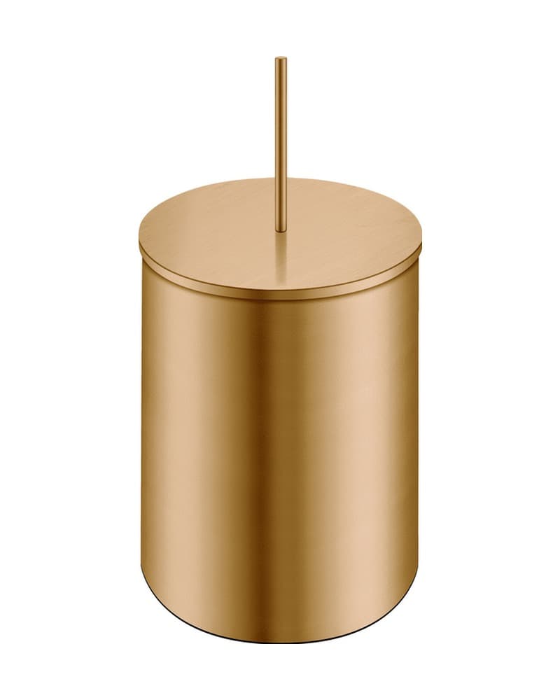 Χαρτοδοχείο 5lt Sanco Waste Bins 90606-PVD-01BR PVD Warm Bronze Brushed Φ20,5x40cm