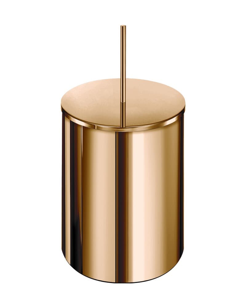 Χαρτοδοχείο 5lt Sanco Waste Bins 90606-PVD-01PL PVD Warm Bronze Polished Φ20,5x40cm