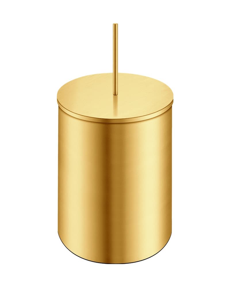 Χαρτοδοχείο 5lt Sanco Waste Bins 90606-PVD-02BR PVD Golden Brass Brushed Φ20,5x40cm