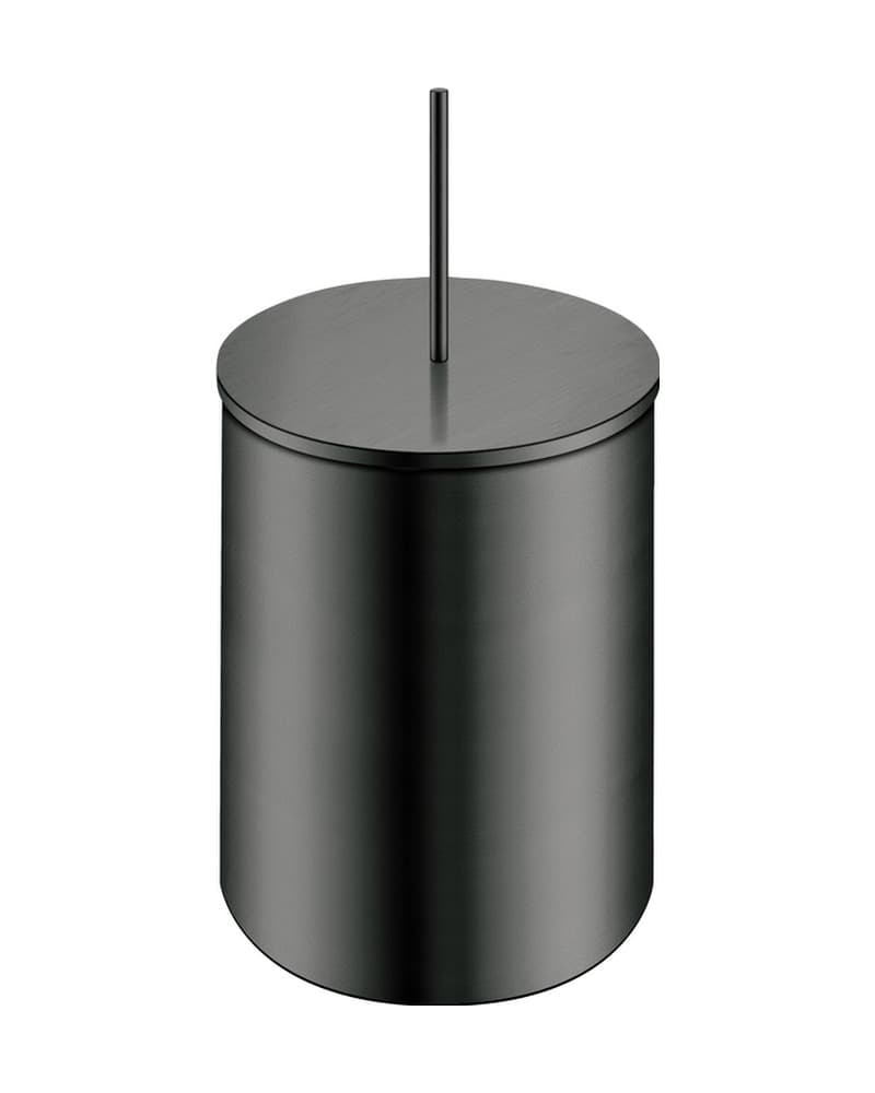 Χαρτοδοχείο 5lt Sanco Waste Bins 90606-PVD-05BR PVD Gun Metal Brushed Φ20,5x40cm