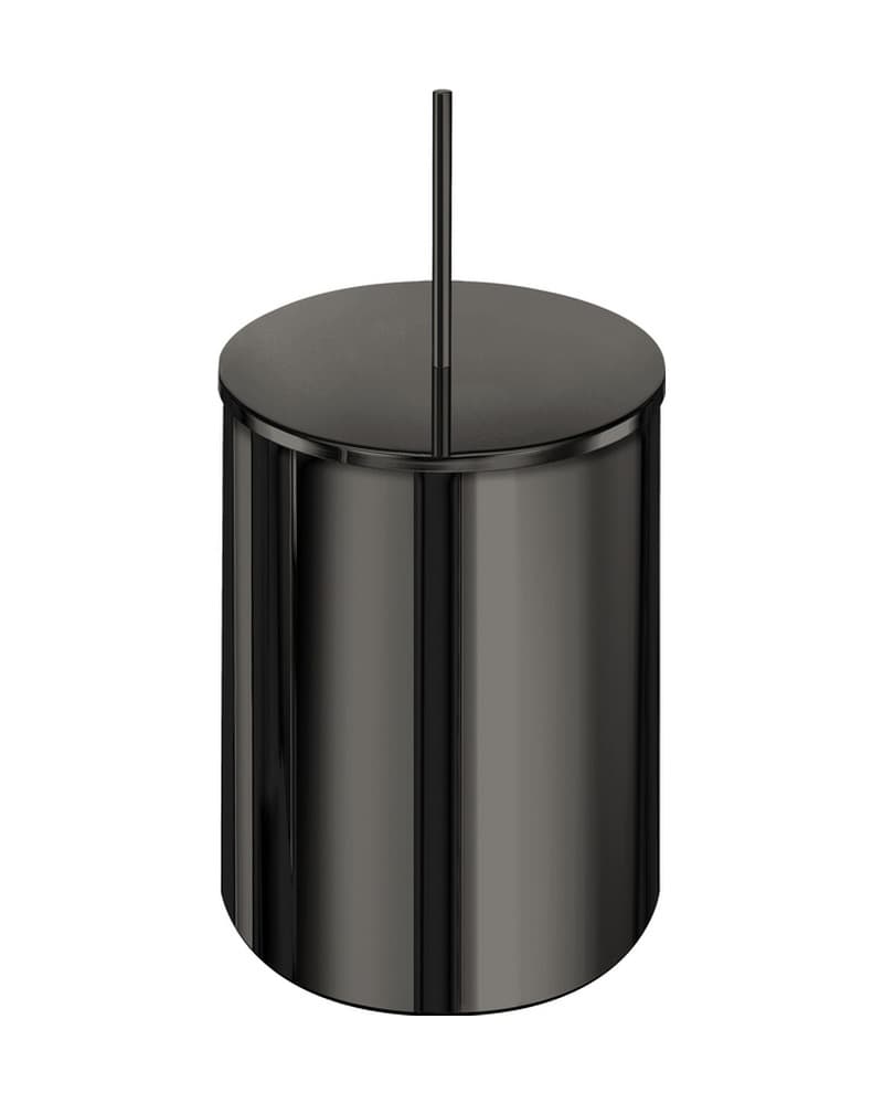 Χαρτοδοχείο 5lt Sanco Waste Bins 90606-PVD-05PL PVD Gun Metal Polished Φ20,5x40cm