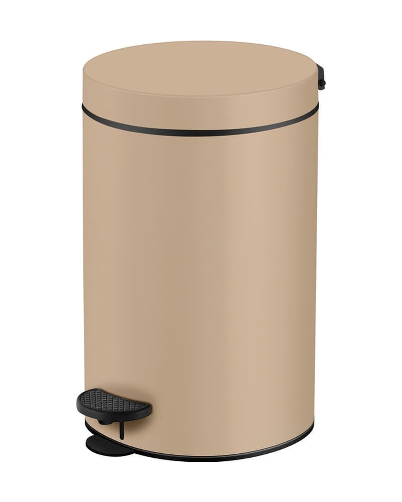 Χαρτοδοχείο 12lt Sanco Waste Bins 90611-M103 Mocha Mat Φ25x40cm