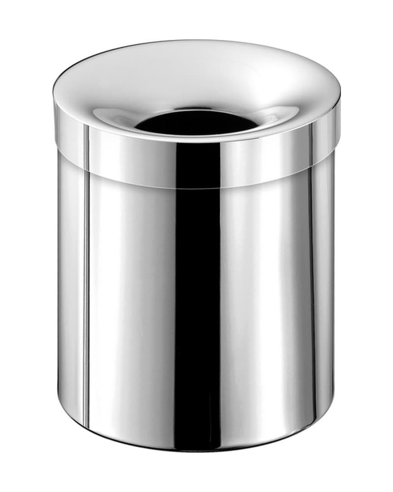 Χαρτοδοχείο 5lt Sanco Open Bins 90650-Α03 Χρώμιο Φ20,5x24,5cm