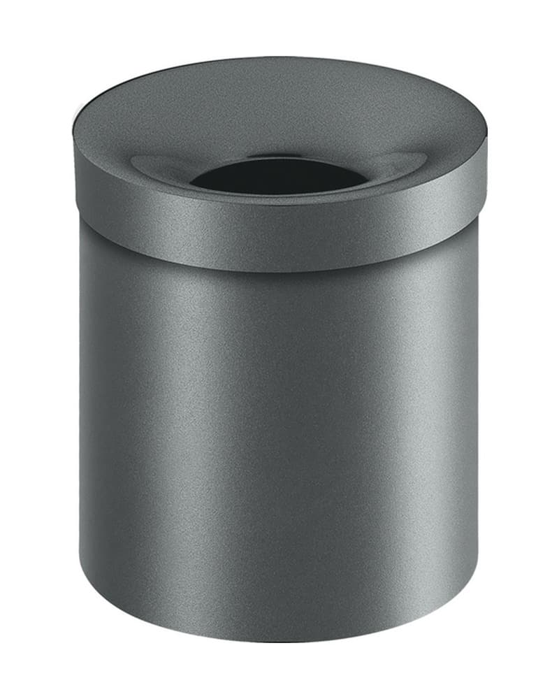 Χαρτοδοχείο 5lt Sanco Open Bins 90650-Μ118 Anthracite Grained Φ20,5x24,5cm