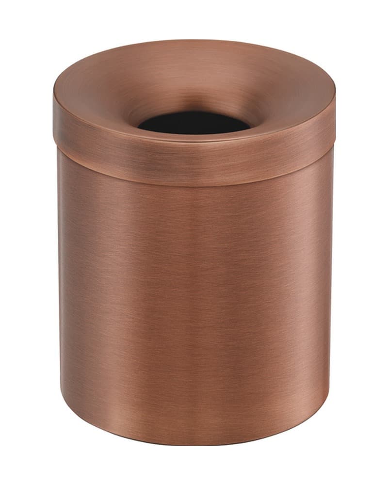 Χαρτοδοχείο 5lt Sanco Open Bins 90650-Μ26 Rame Mat Φ20,5x24,5cm