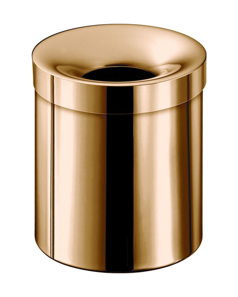Χαρτοδοχείο 5lt Sanco Open Bins 90650-PVD-01PL PVD Warm Bronze Polished Φ20,5x24,5cm