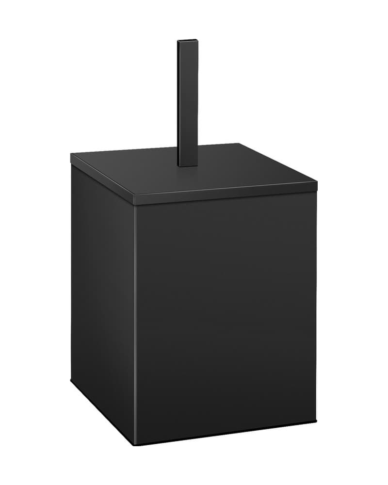 Χαρτοδοχείο 5lt Sanco Waste Bins 90653-Μ116 Ματ Μαύρο 18x18x40cm