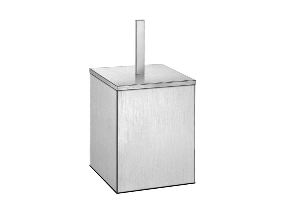 Χαρτοδοχείο 5lt Sanco Waste Bins 90653-Μ90 Inox Σατινέ 18x18x40cm