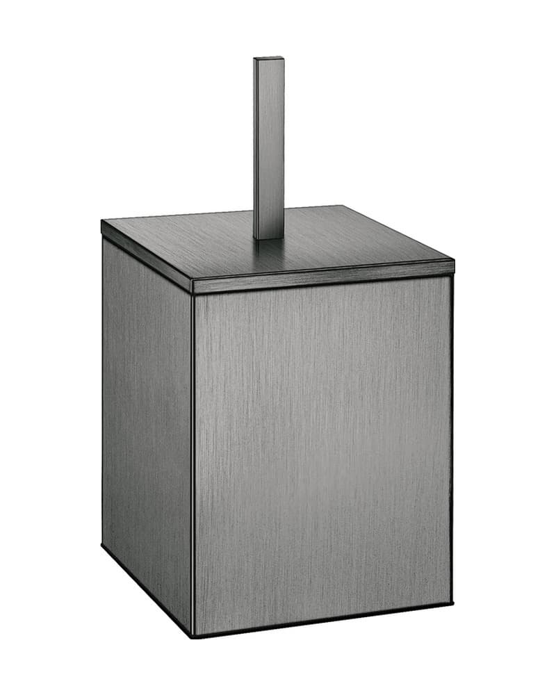 Χαρτοδοχείο 5lt Sanco Waste Bins 90653-PVD-05BR PVD Gun Metal Brushed 18x18x40cm