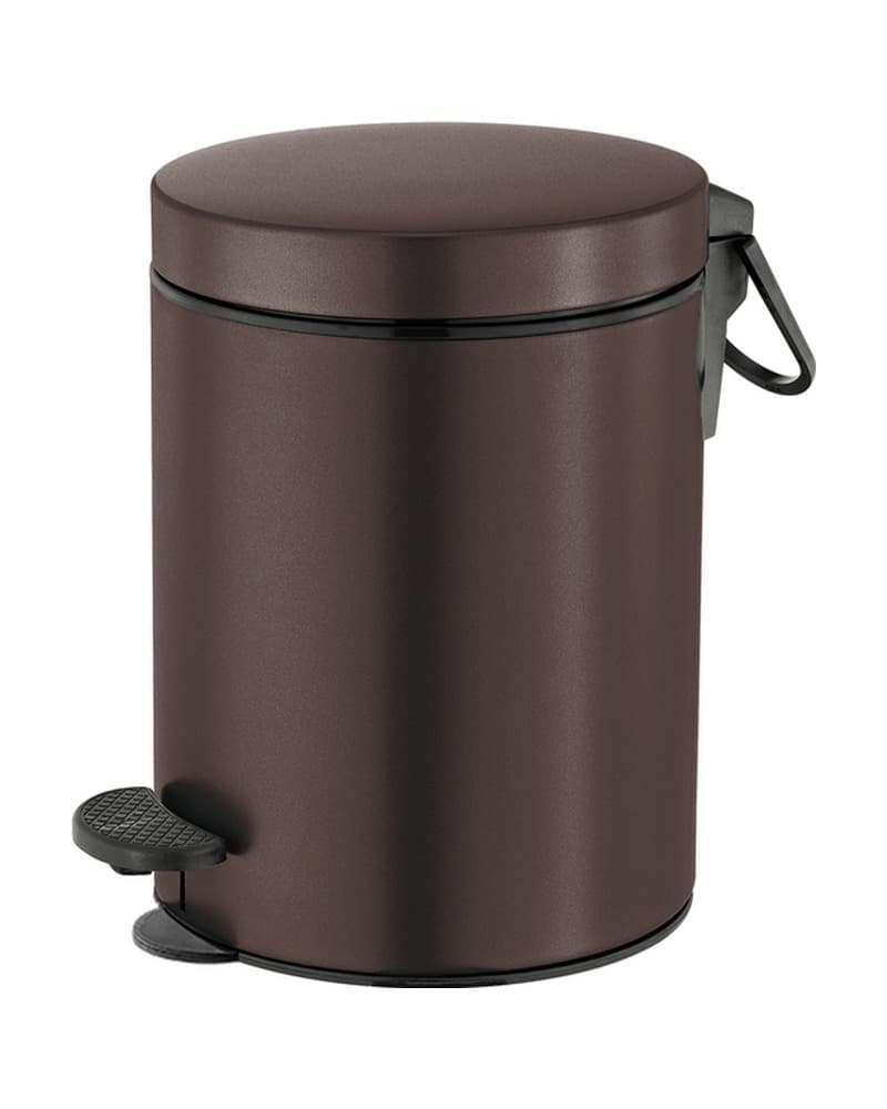 Χαρτοδοχείο 5lt soft close Sanco Waste Bins 90680-Α75 Wenge Grained Φ20,5x28cm