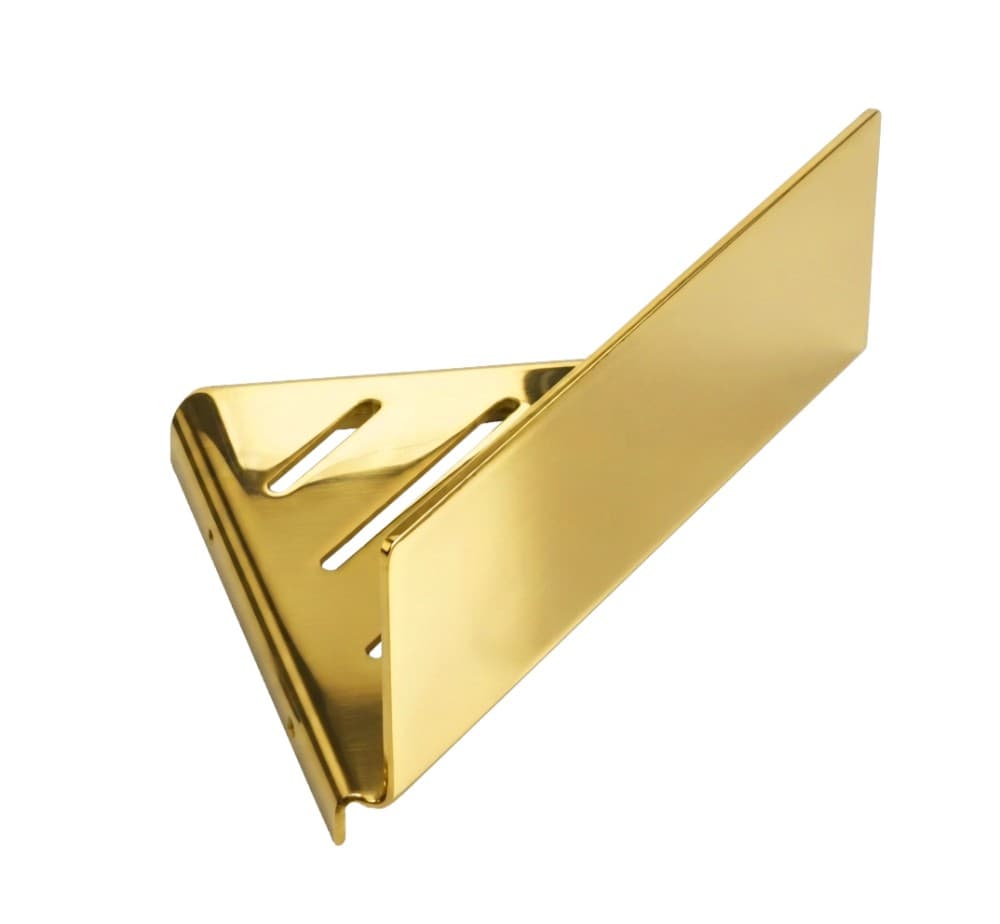 Ράφι Sanco Shower Shelves SH-0202-PVD-02PL PVD Golden Brass Polished 30x16x12cm