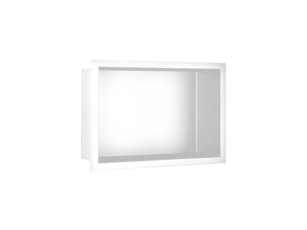 Ράφι Εντοιχιζόμενο Sanco Shower Shelves SH-0321-Μ101 Ματ Λευκό 33x10x23cm