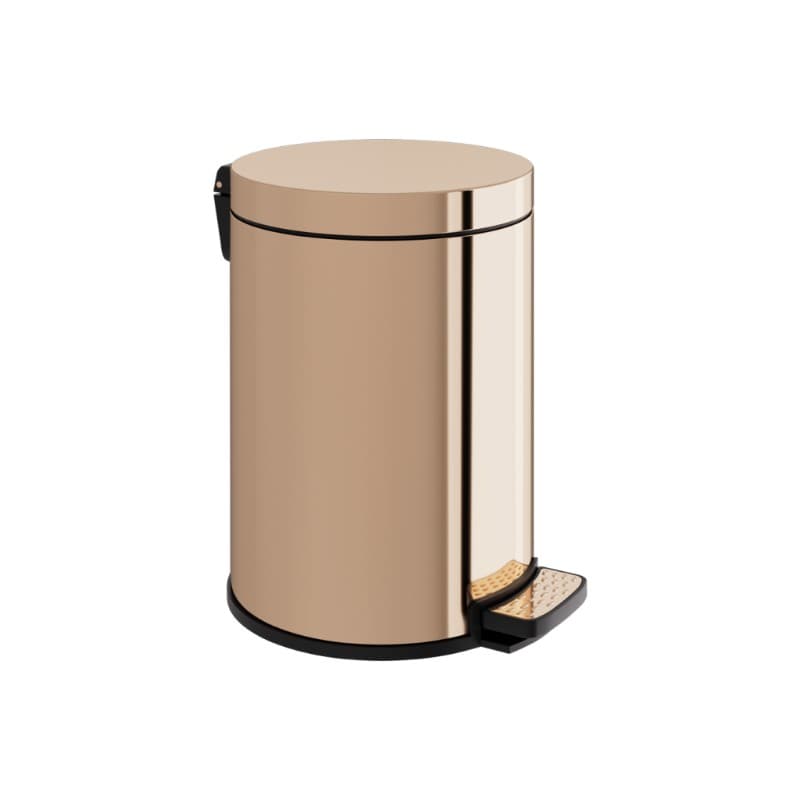 Χαρτοδοχείο Verdi 5910051 6lt PVD Rose Gold Gloss Φ21,5x31,5cm