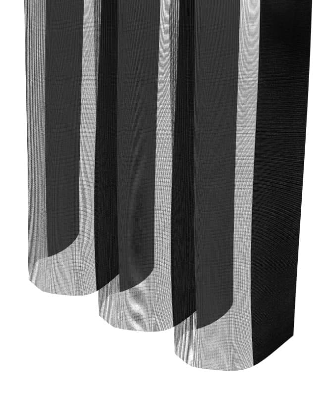 Κάθετη Κουρτίνα Wave Verticurtain Enis VJ-NET-20 Μαύρο