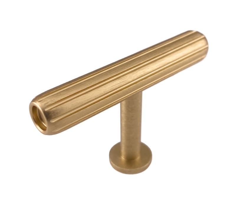 Πόμολο Επίπλων Viefe Rille Mini 0621055L291 Brushed Brass Φ55mm - 3