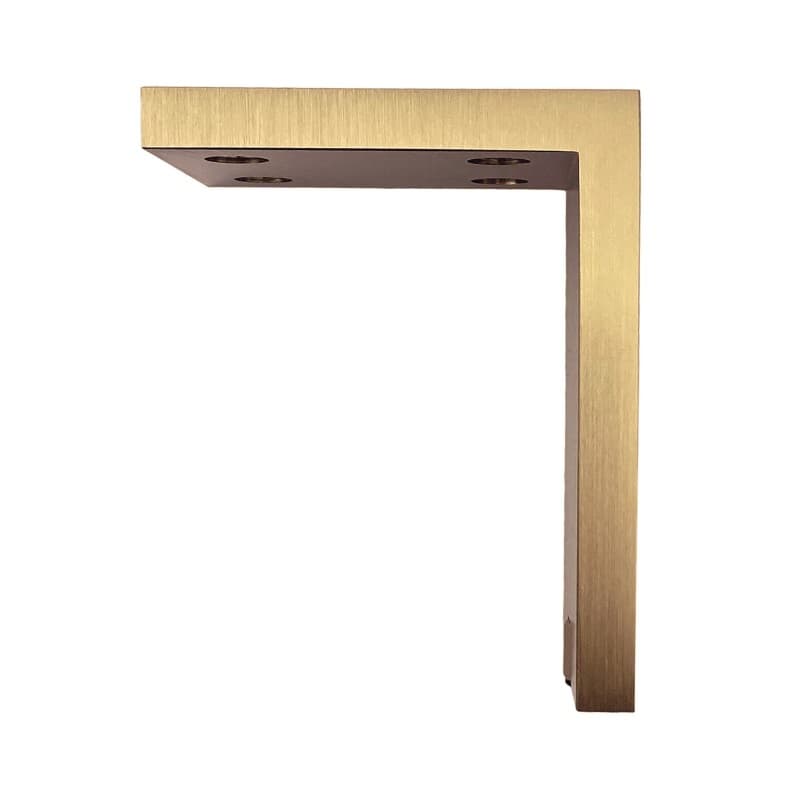 Πόδι Επίπλων Viefe Fonda 6005100L29 Brushed Dark Brass 10x8x6cm - 2