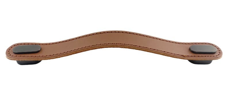 Λαβή Επίπλων Viefe Oblong 0507160P2631 160mm beige leather + brush grey hadle