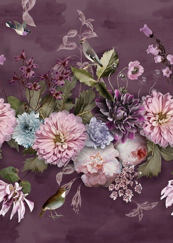 Ταπετσαρία Τοίχου Mural Panels Behang Expresse Floral Utopia INK 7552 2,00x2,80