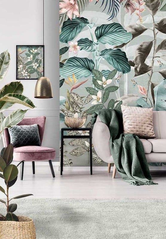 Ταπετσαρία Τοίχου Mural Panels Behang Expresse Floral Utopia INK 7555 2,00x2,80 - 2