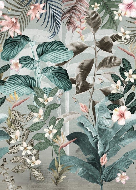 Ταπετσαρία Τοίχου Mural Panels Behang Expresse Floral Utopia INK 7555 2,00x2,80