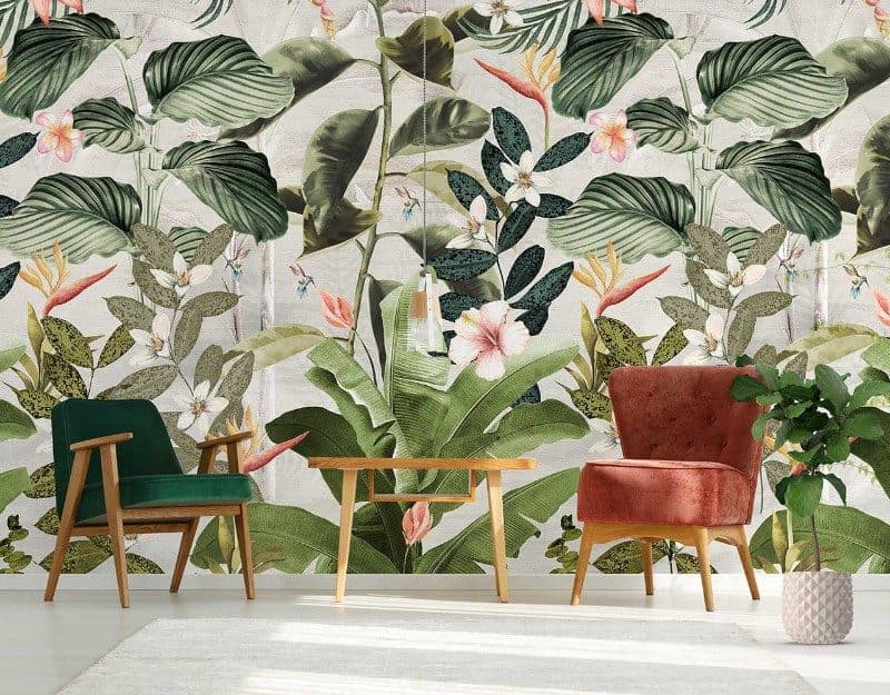 Ταπετσαρία Τοίχου Mural Panels Behang Expresse Floral Utopia INK 7556 2,00x2,80 - 2