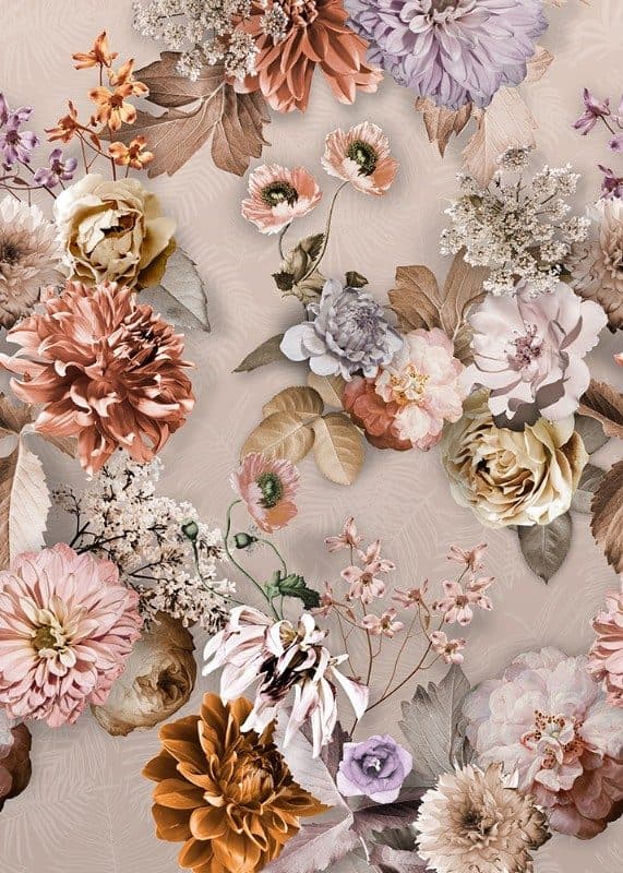 Ταπετσαρία Τοίχου Mural Panels Behang Expresse Floral Utopia INK 7567 2,00x2,80