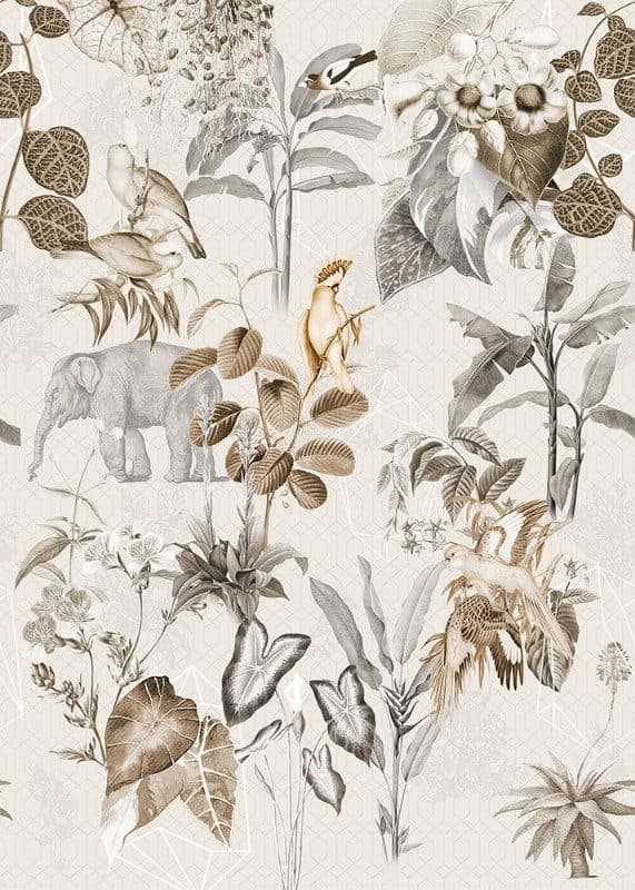 Ταπετσαρία Τοίχου Mural Panels Behang Expresse Floral Utopia INK 7590 2,00x2,80