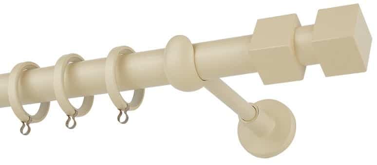 Μεταλλικό Κουρτινόξυλο Zogometal CP4144 Φ25mm Ιβουάρ