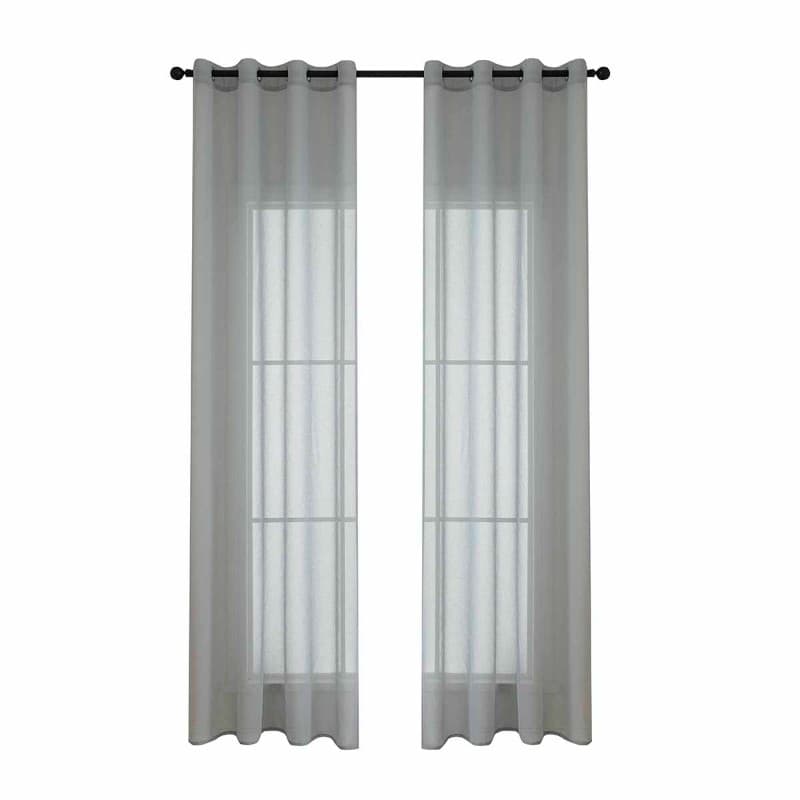 Κουρτίνα Beauty Home γάζα Sharp Art 8448 Γκρι 140x270cm - 15