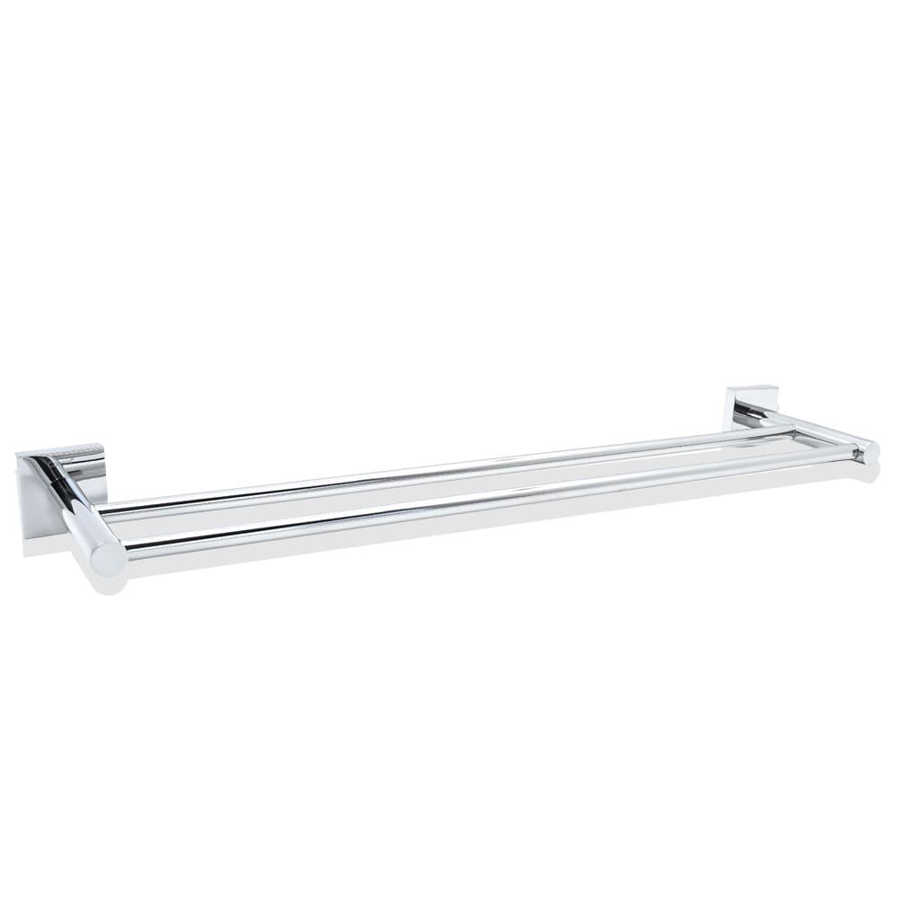 Πετσετοκρεμάστρα Διπλή Conset C1579-610S04S04 Χρώμιο 60x12x4,4cm