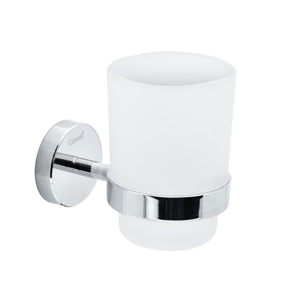 Ποτηροθήκη Επιτοίχια Conset C1587-110S04S04 Χρώμιο 7x10,5x9,5cm