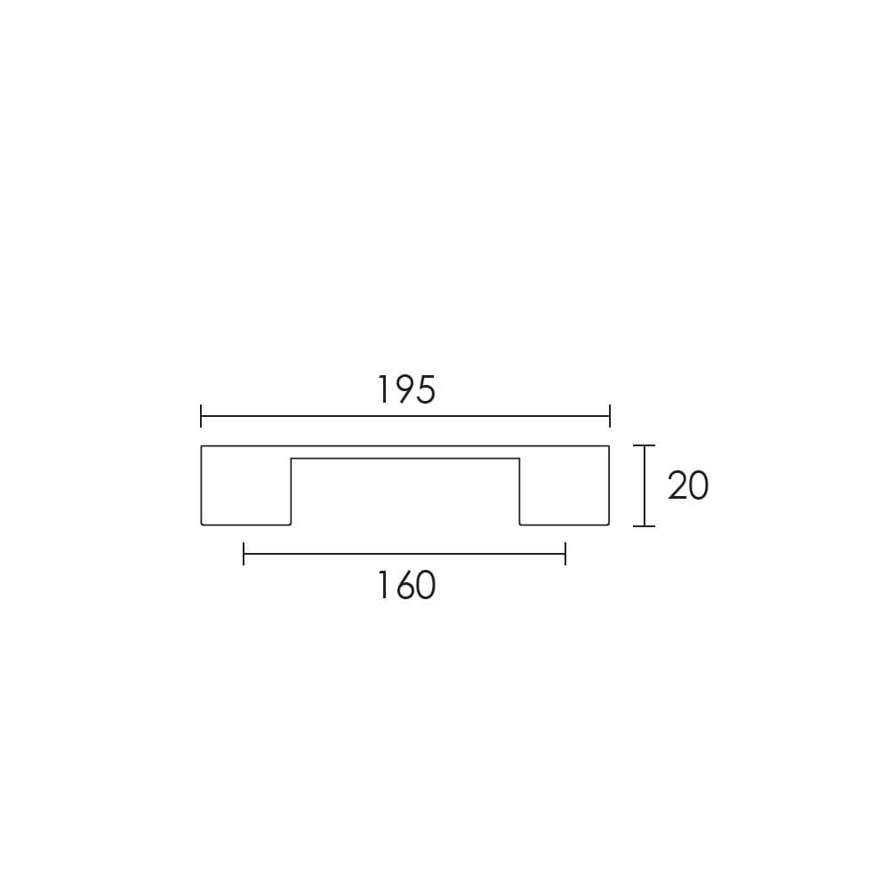 Λαβή Επίπλων Conset C1009 Ματ Νίκελ 160mm - 2