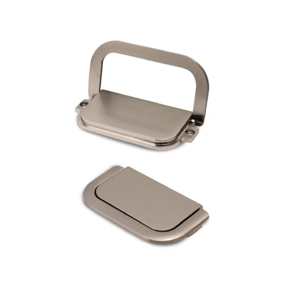 Λαβή Επίπλων Χωνευτή Conset C1107 Ματ Νίκελ 64mm