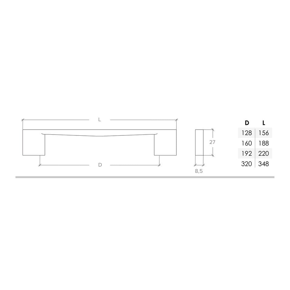 Λαβή Επίπλων Conset C1181 Ματ Μαύρο - 2