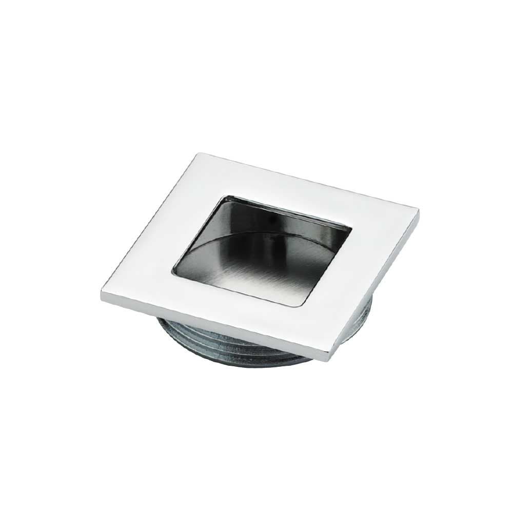 Πόμολο Επίπλων Χωνευτό Conset C1481 Ματ Νίκελ 40x40mm