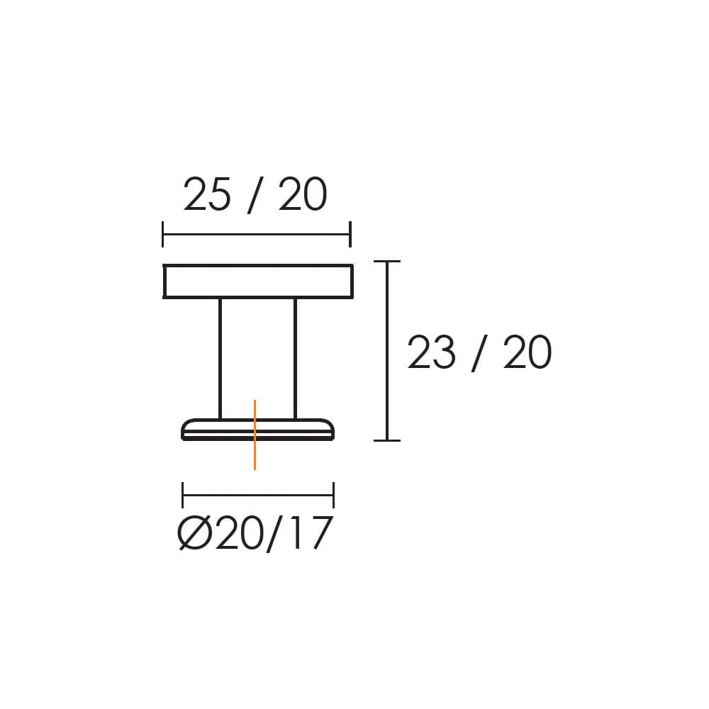 Πόμολο Επίπλων Conset C471 Σατινέ Νίκελ 25x25mm - 2