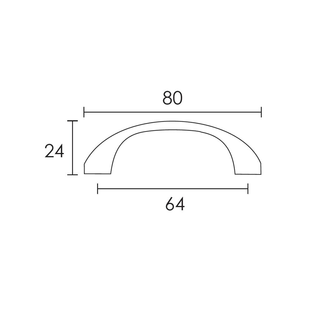 Λαβή Επίπλων Conset C536 Σατινέ Νίκελ 64mm - 2