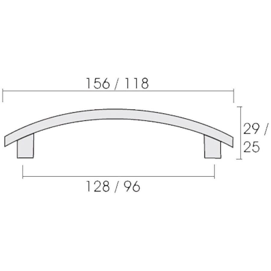 Λαβή Επίπλων Conset C545 Ματ Μαύρο - 2